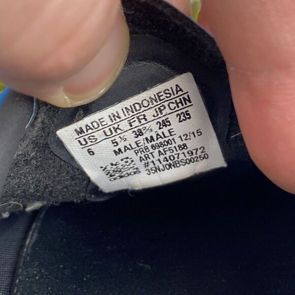 Adidas Shoes Men's / Youth 6 Blue Indoor Soccer Cleats ACE non marking - Picture 7 of 8